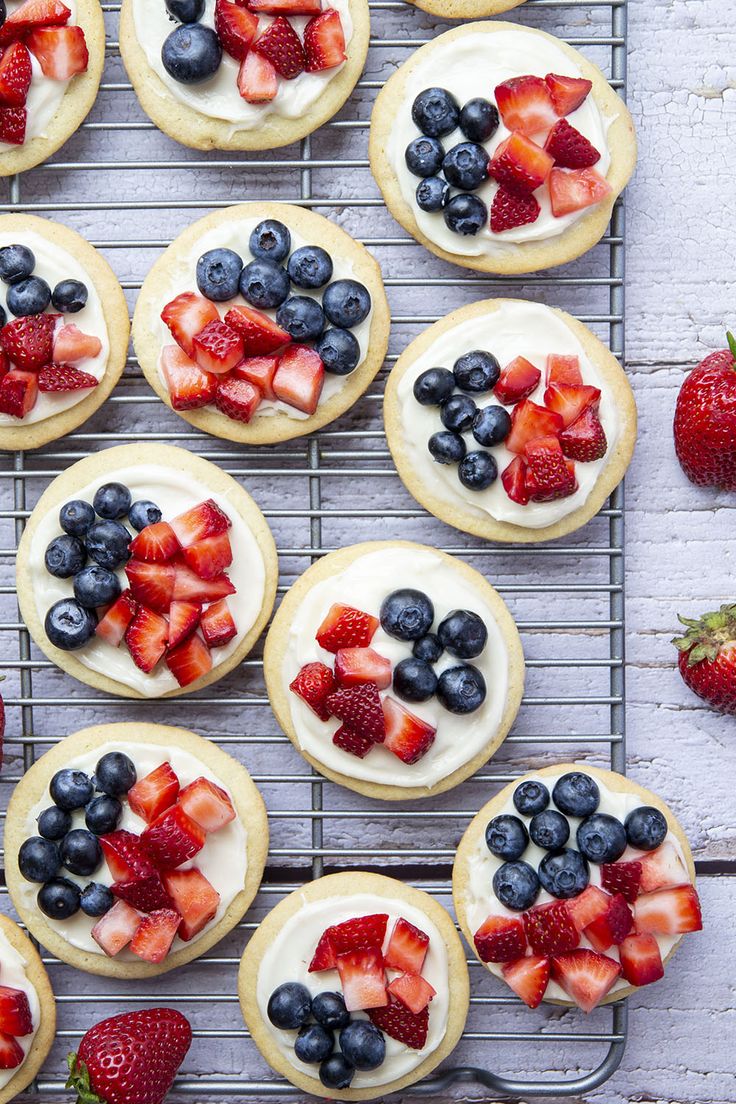 Mini Cookie Fruit Pizza's 2 for $4